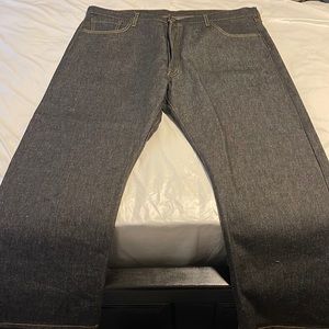 Original 501 shrink to fit Denim Jeans Size 44w 30 L